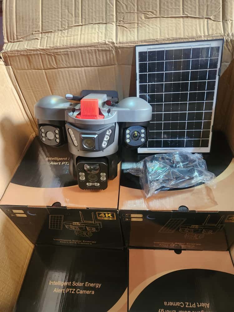 4G Intelligent Solar Energy Alert Security PTZ Camera